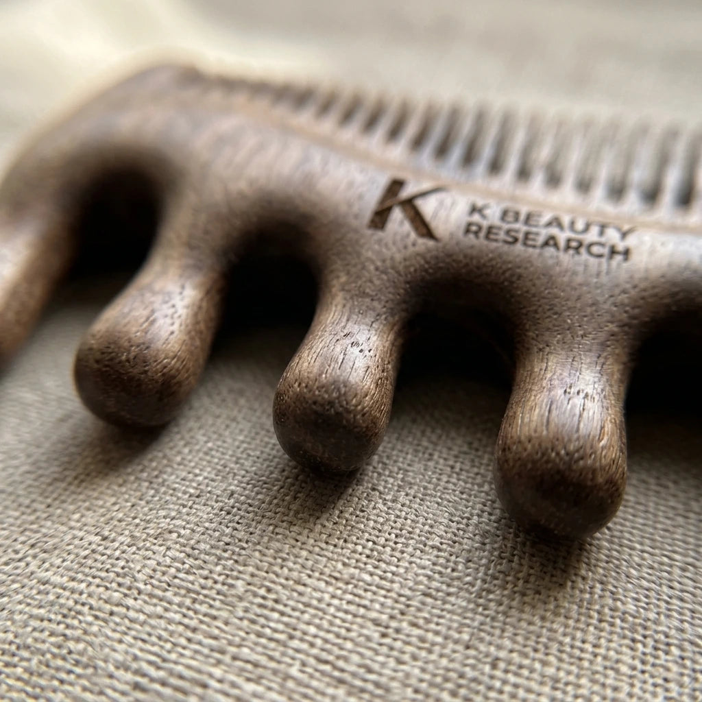 Wooden Scalp Care Comb