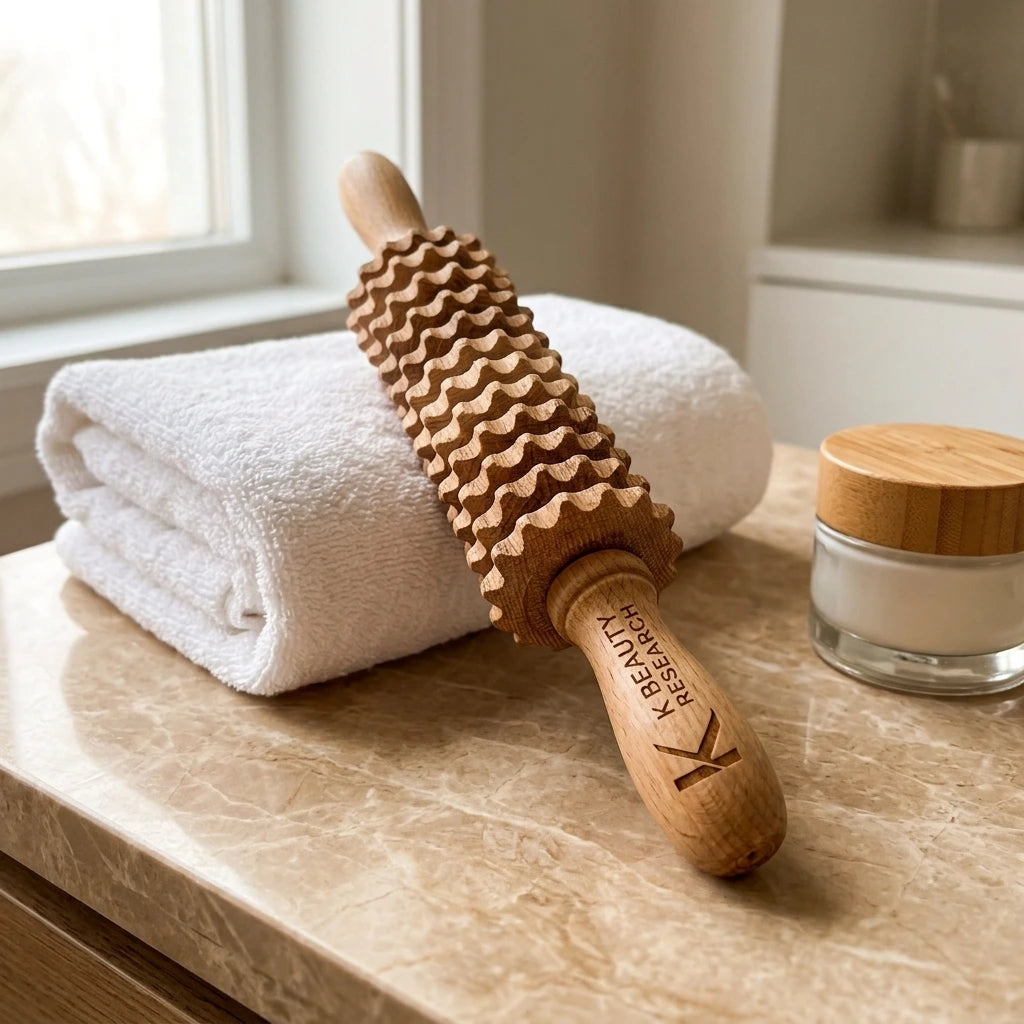 Wooden Massage Roller for Waist and Thigh