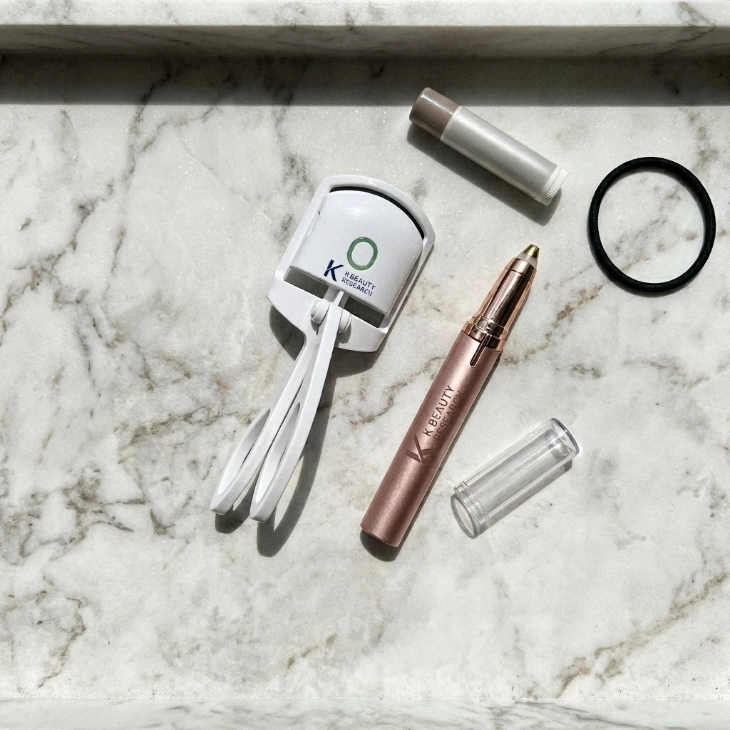 Eyelash Curler & Eyebrow Hair Trimmers Kit