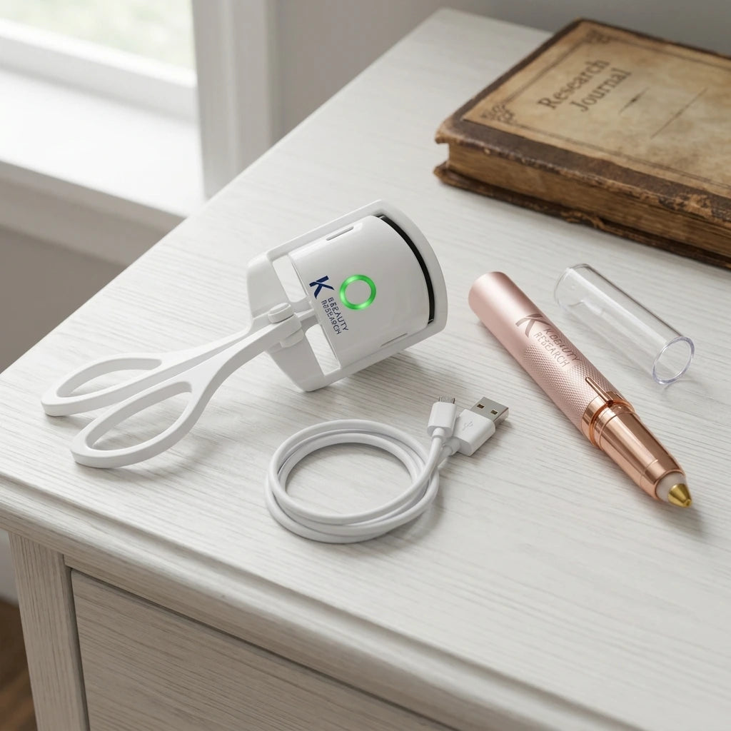 Eyelash Curler & Eyebrow Hair Trimmers Kit