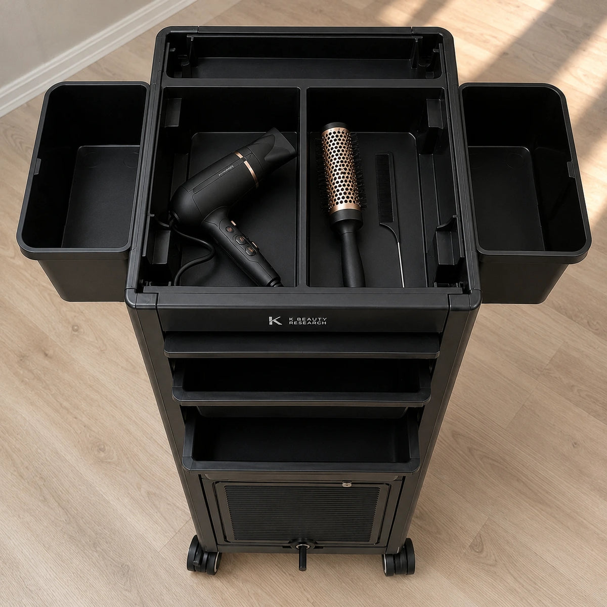 Professional Rolling Salon Cart