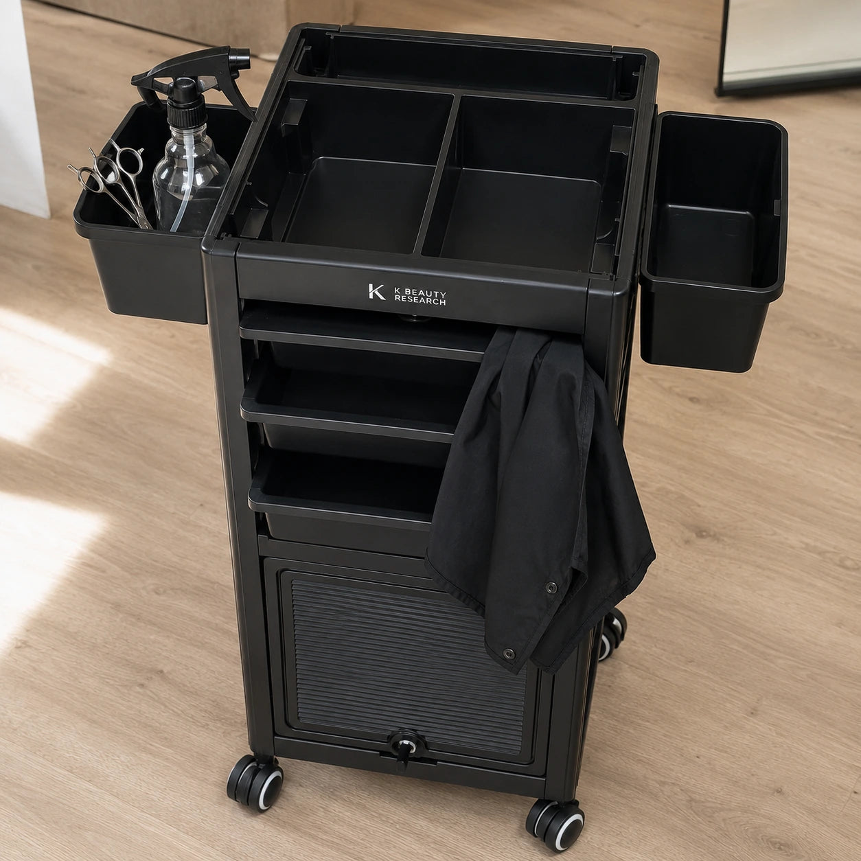 Professional Rolling Salon Cart