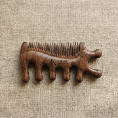 Wooden Scalp Care Comb