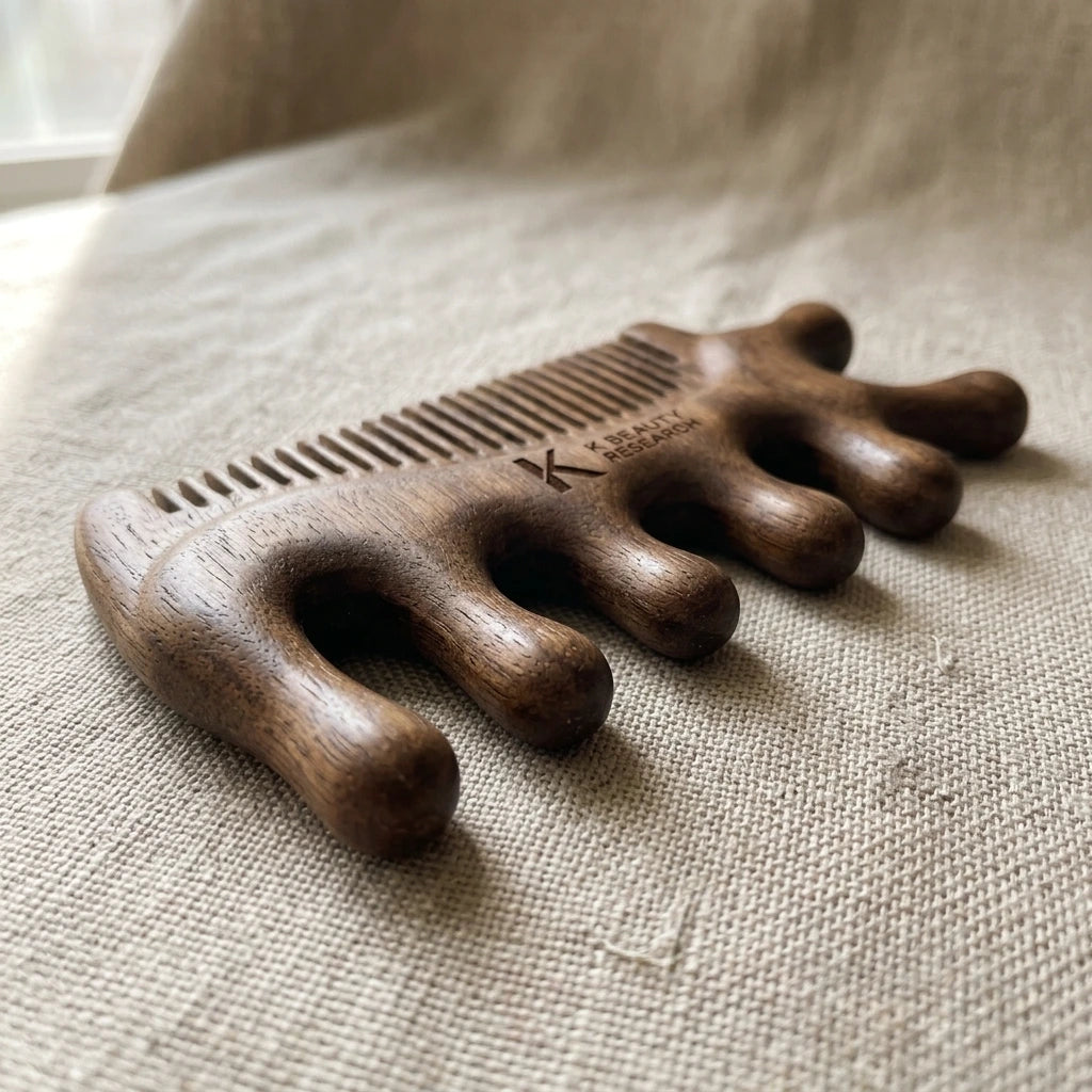 Wooden Scalp Care Comb