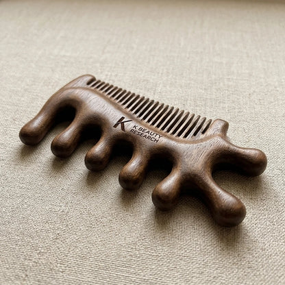 Wooden Scalp Care Comb