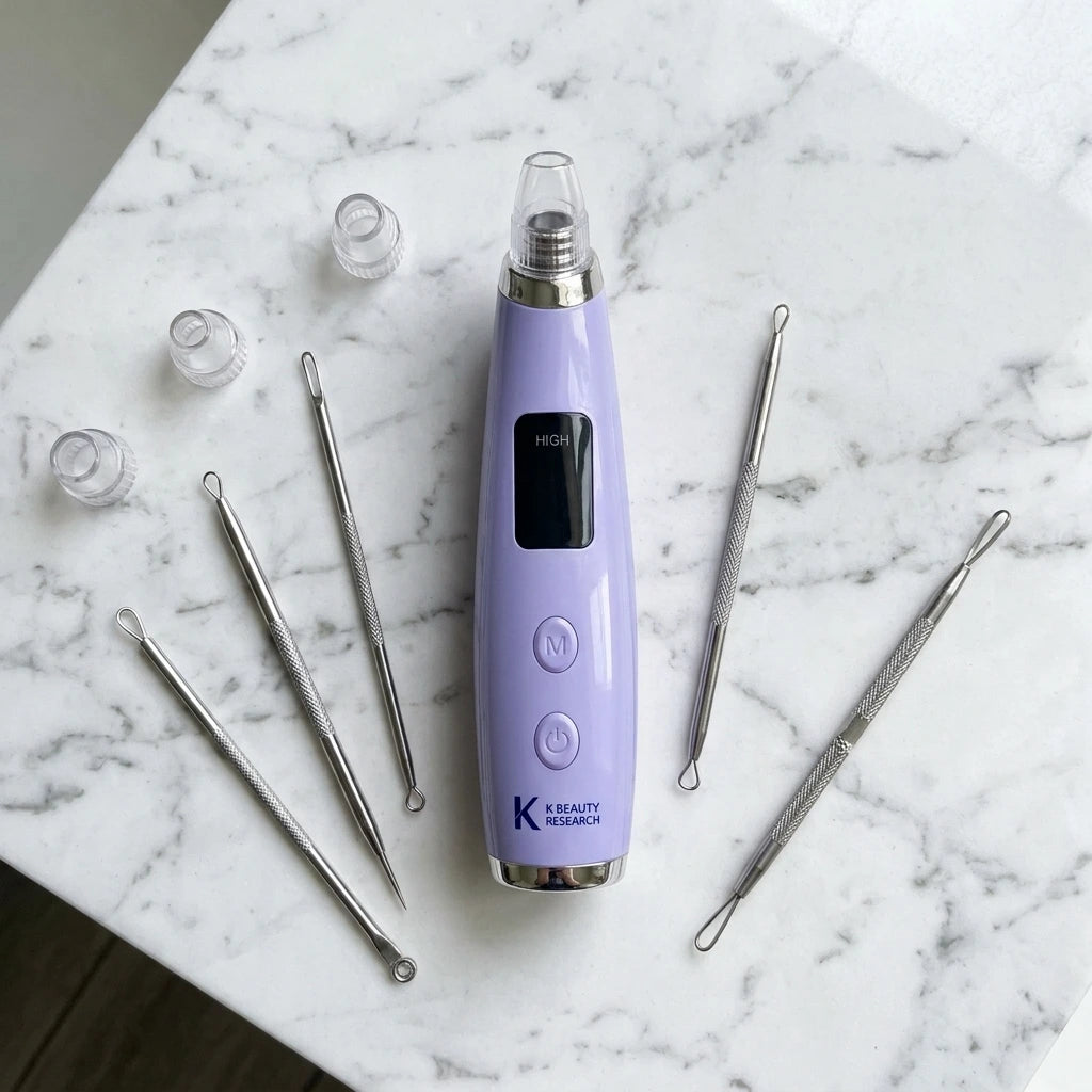 Pore Vacuum Blackhead Remover - Pore Extractor with 5 Attachments