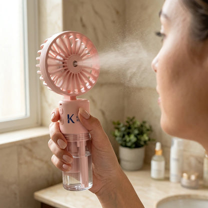 Portable Handheld Misting Fan