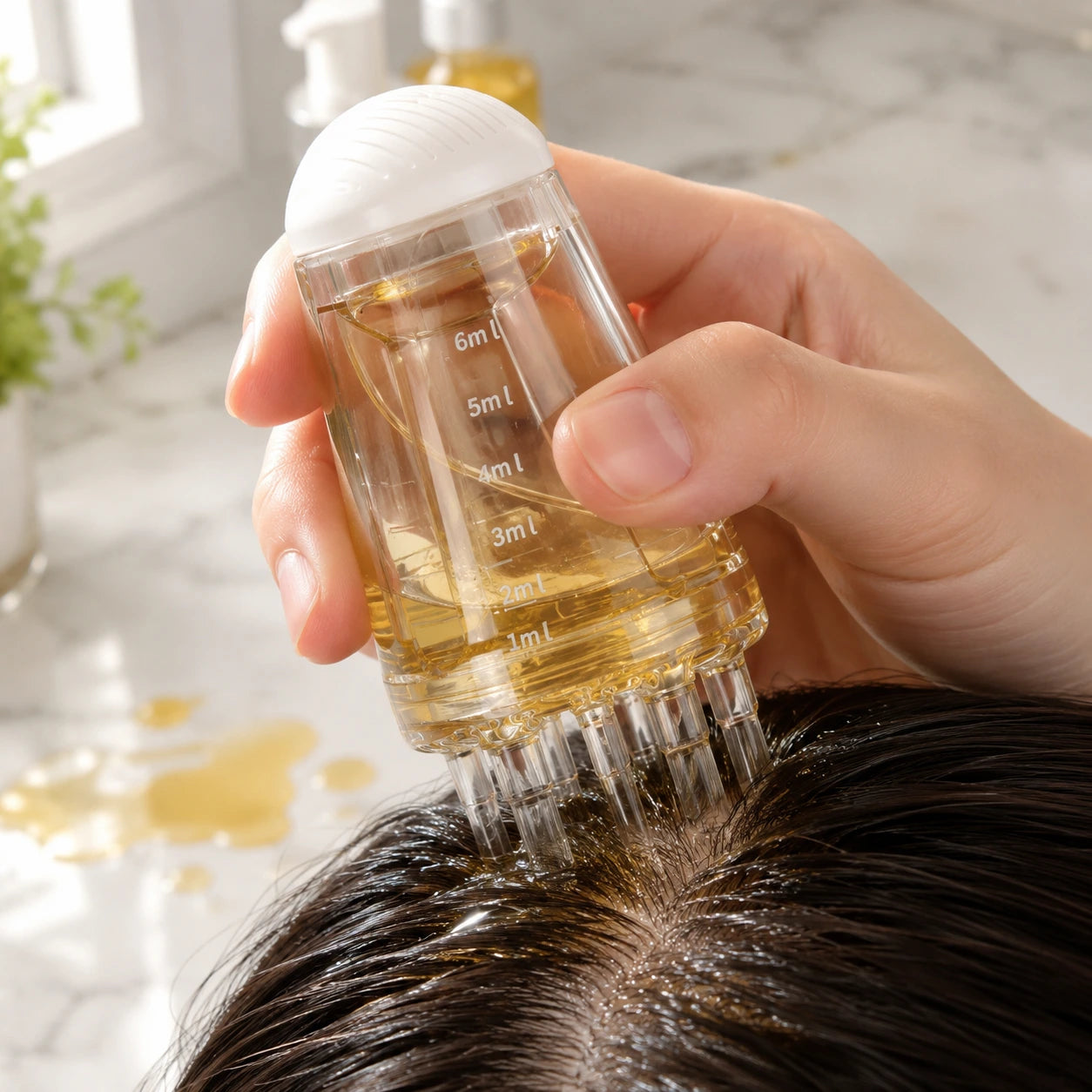 Scalp Oil Applicator and Massage Tool