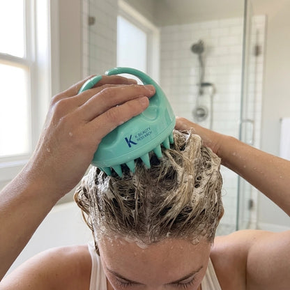 Scalp Massager Brush Relaxes Scalp and Relieves Itching