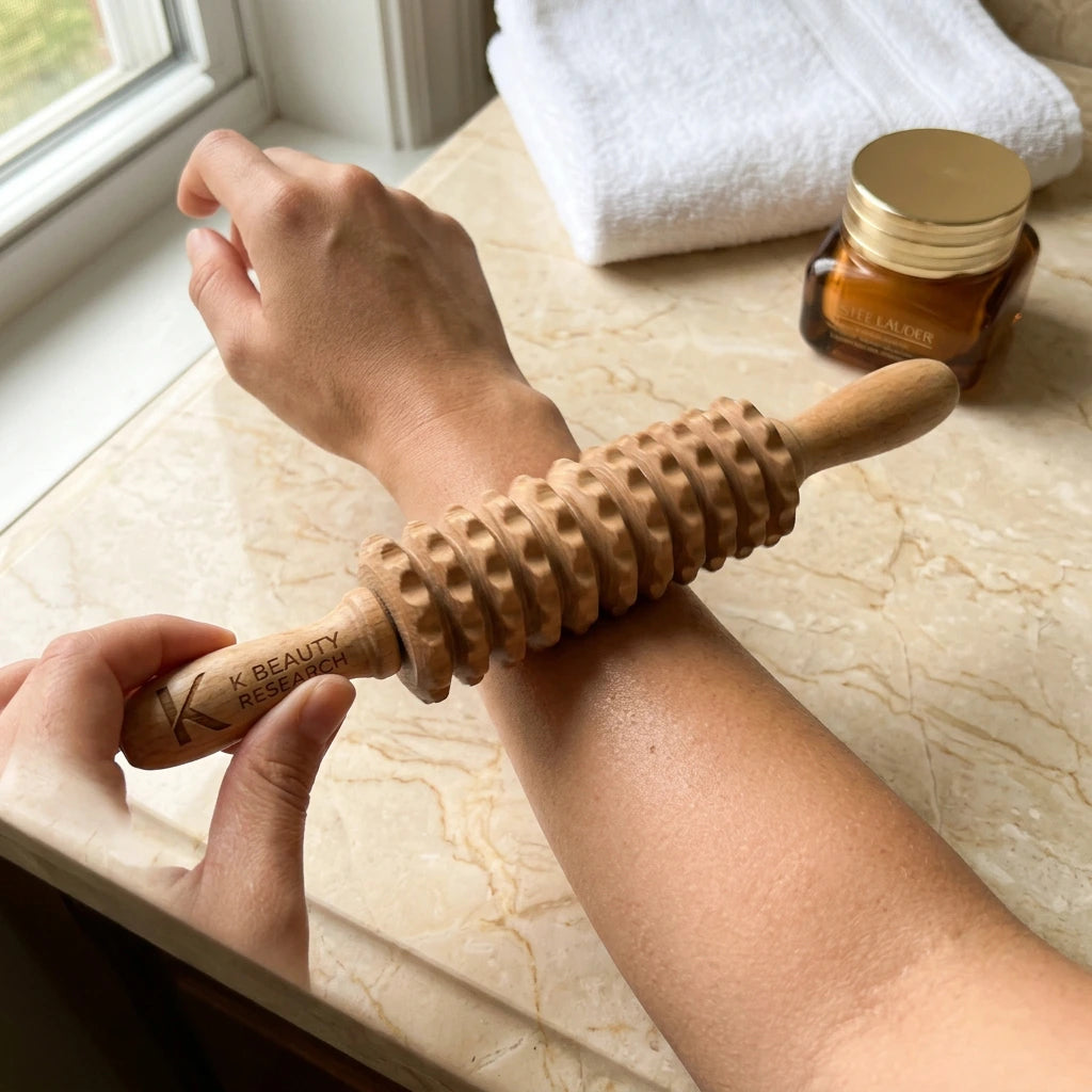 Wooden Massage Roller for Waist and Thigh